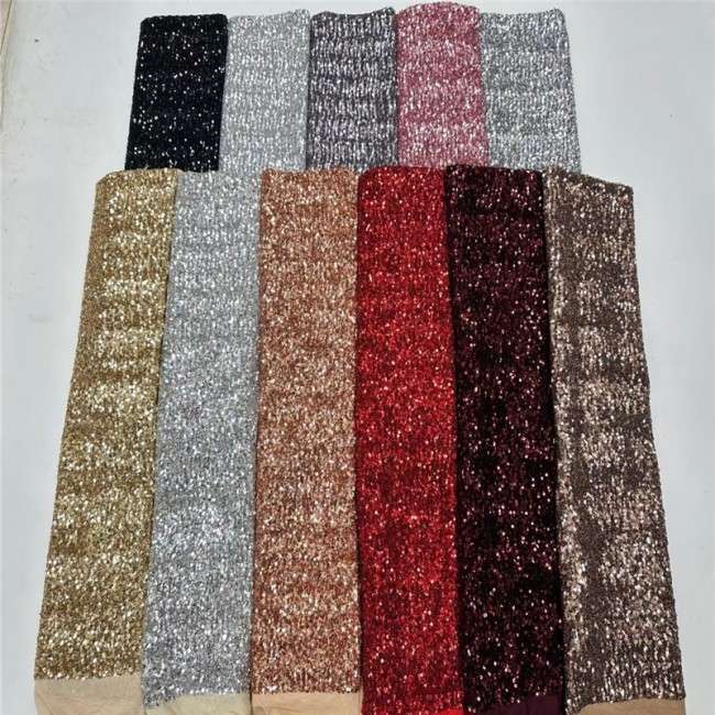 5 Yards Multi-Color Colorful Rainbow Sequined Beaded Embroidered 3D Floral Lace Material Fabric JLT049