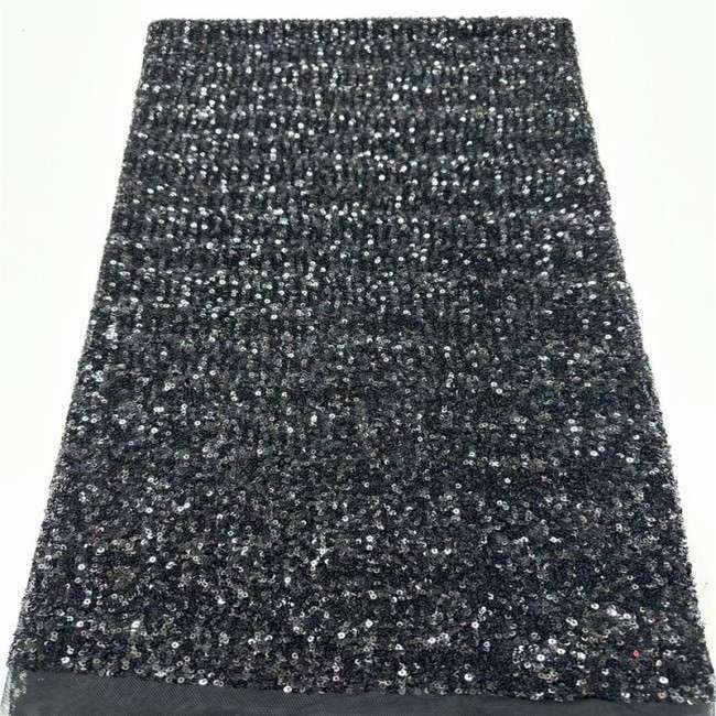 5 Yards Multi-Color Colorful Rainbow Sequined Beaded Embroidered 3D Floral Lace Material Fabric JLT049