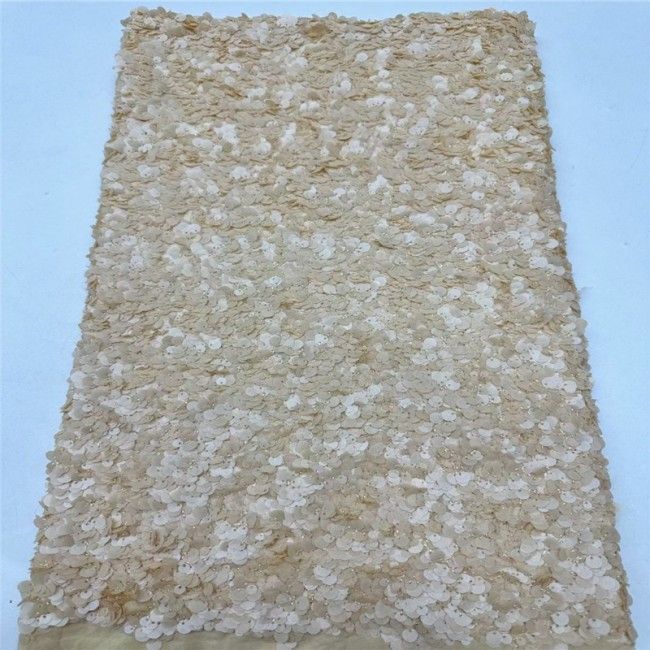 5 Yards Multi-Color Colorful Rainbow Sequined Beaded Embroidered 3D Floral Lace Material Fabric JLT051