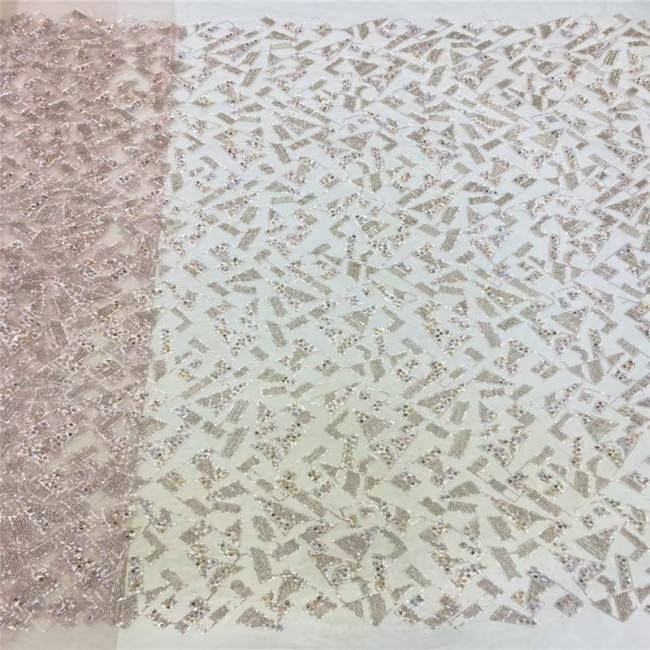 5 Yards Multi-Color Colorful Rainbow Sequined Beaded Embroidered 3D Floral Lace Material Fabric JLT083