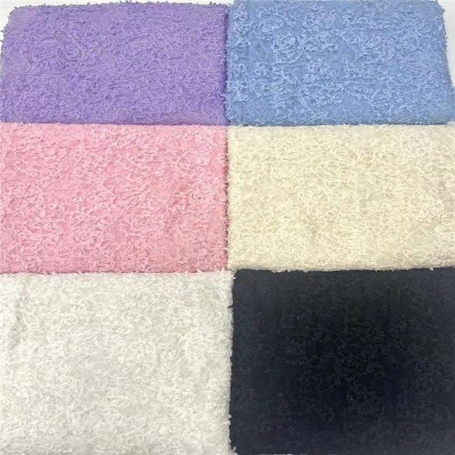5 Yards Multi-Color Colorful Rainbow Sequined Beaded Embroidered 3D Floral Lace Material Fabric JLT091