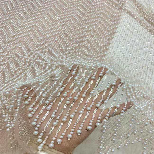 5 Yards Multi-Color Colorful Rainbow Sequined Beaded Embroidered 3D Floral Lace Material Fabric JLT101