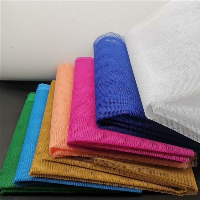 10 Yards 160cm Wide High Density Single Thread Soft Nylon Polyester White Bridal Tulle Material Fabric JD011