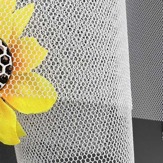 10 Yards 160cm Wide High Density Single Thread Soft Nylon Polyester White Bridal Tulle Material Fabric JD017