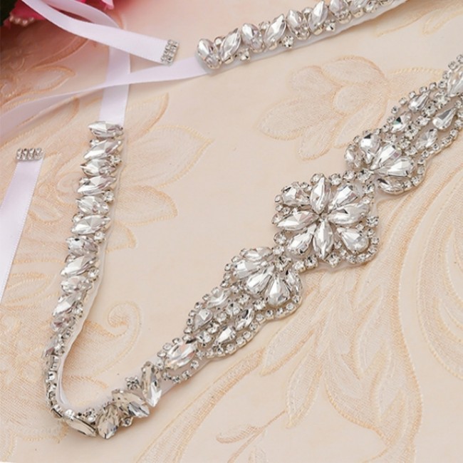 Rhinestone Dress Belt