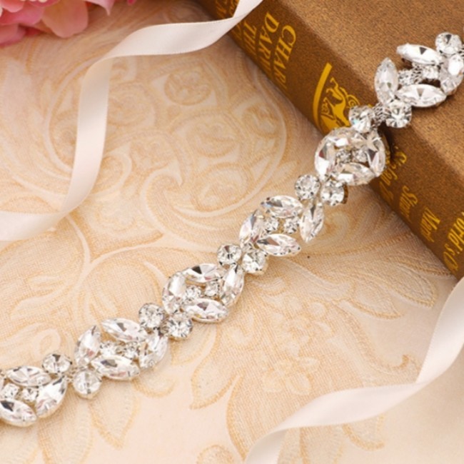 Rhinestone Dress Belt