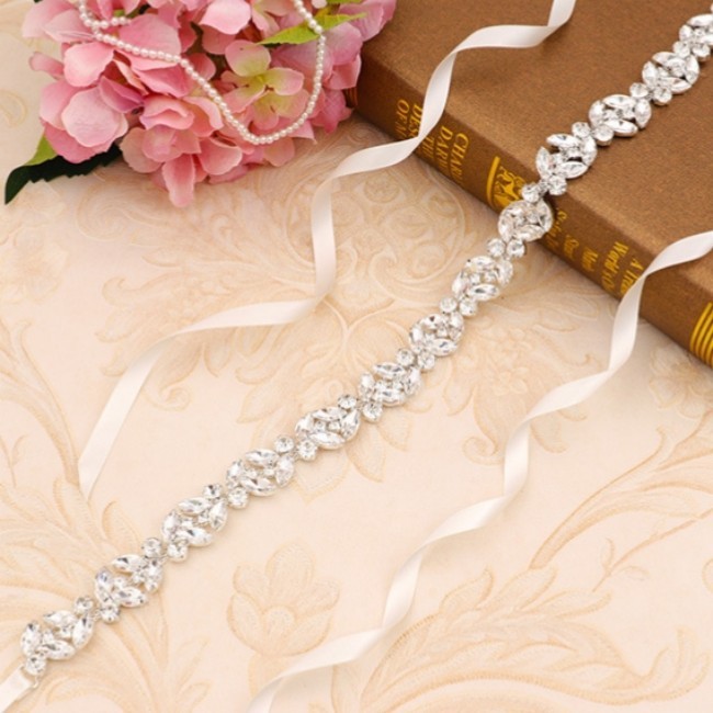 Rhinestone Dress Belt