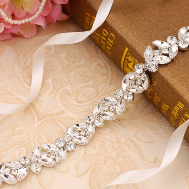 Rhinestone Dress Belt