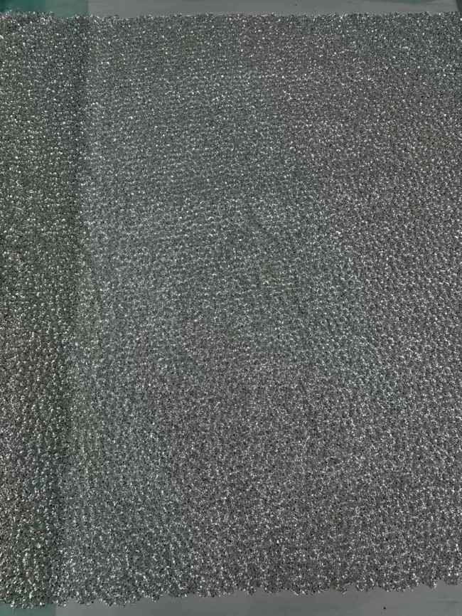 5 Yards Beaded Embroidered Lace Material Fabric JJ148