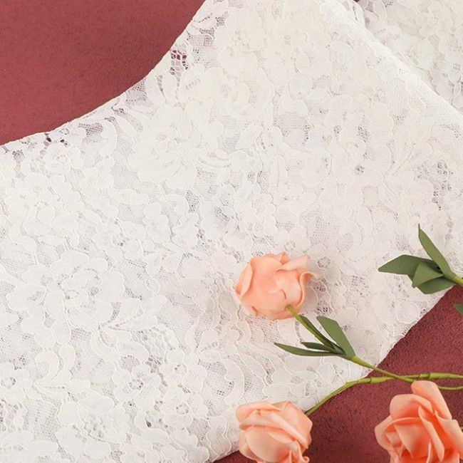 5 Yards Corded Cotton Lace Material Fabric MB002