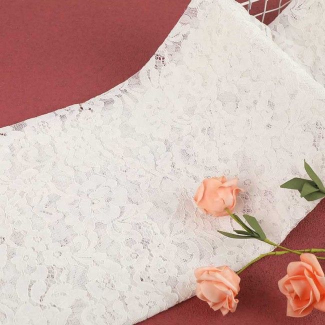 5 Yards Corded Cotton Lace Material Fabric MB002