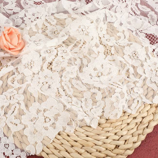 5 Yards Corded Cotton Lace Material Fabric MB002