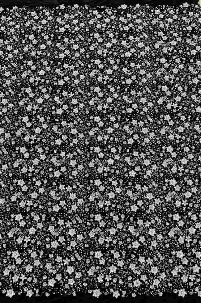 5 Yards Pearls Beaded Lace Material Fabric For Dresses