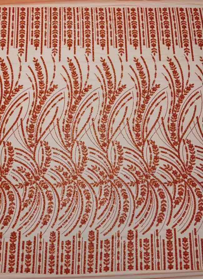 5 Yards Colorful Sequined Beaded Embroidered Lace Material Fabric HF004