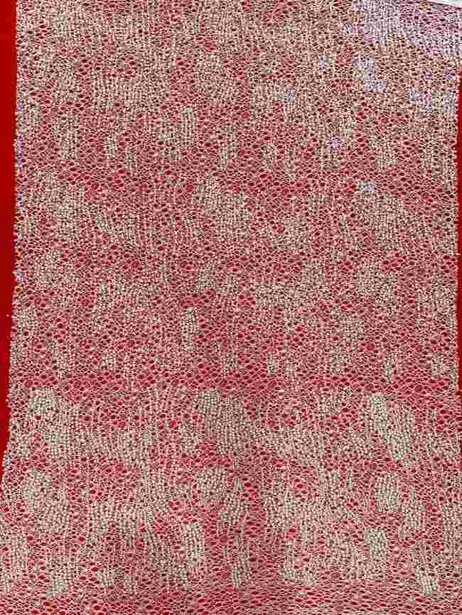5 Yards Multi-Color Sequined Beaded Embroidered Lace Material Fabric HN054