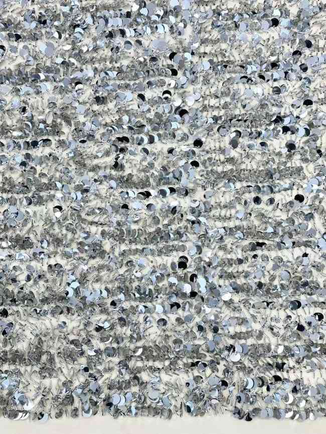5 Yards Multi-Color Sequined Beaded Embroidered Lace Material Fabric HN060