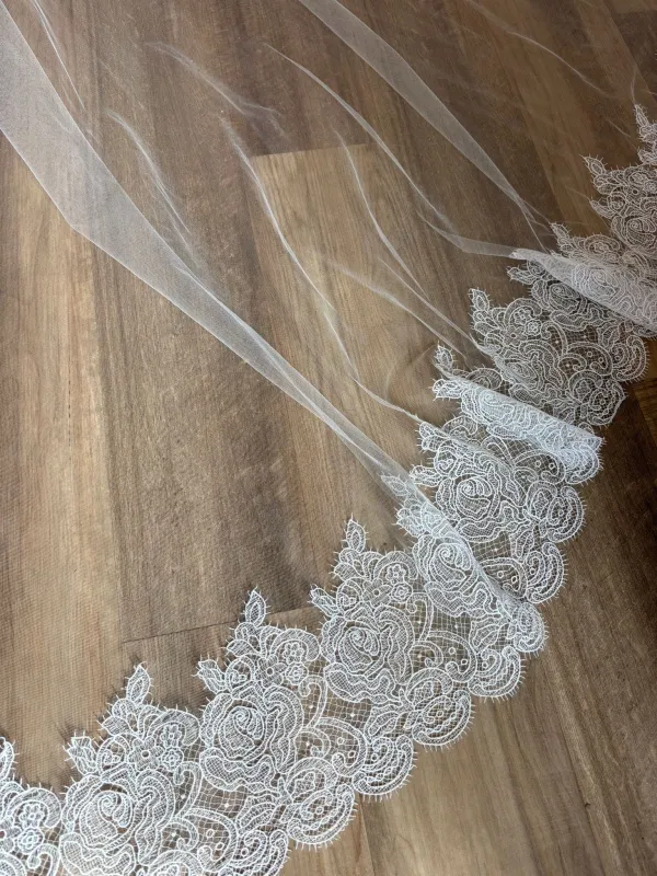 10 Yards White Guipure Bridal Lace Trim Material TLF083