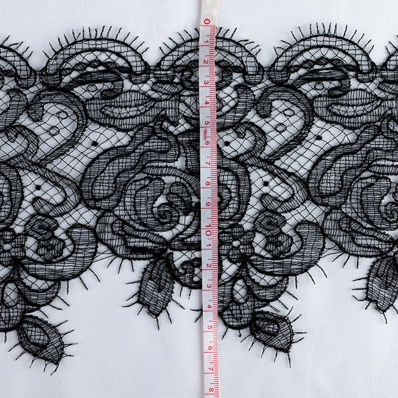 10 Yards White Guipure Bridal Lace Trim Material TLF083