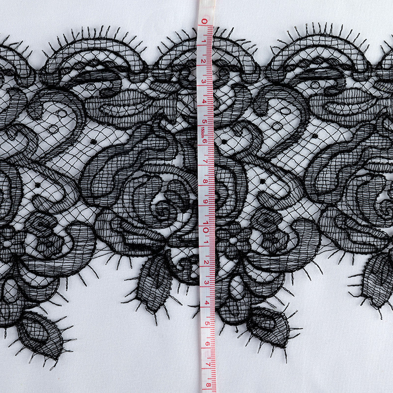 10 Yards White Guipure Bridal Lace Trim Material TLF083