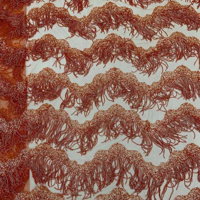 5 Yards Multi-Color Sequins Pearls Beaded 3D Floral Embroidered Lace Material Fabric TLF085