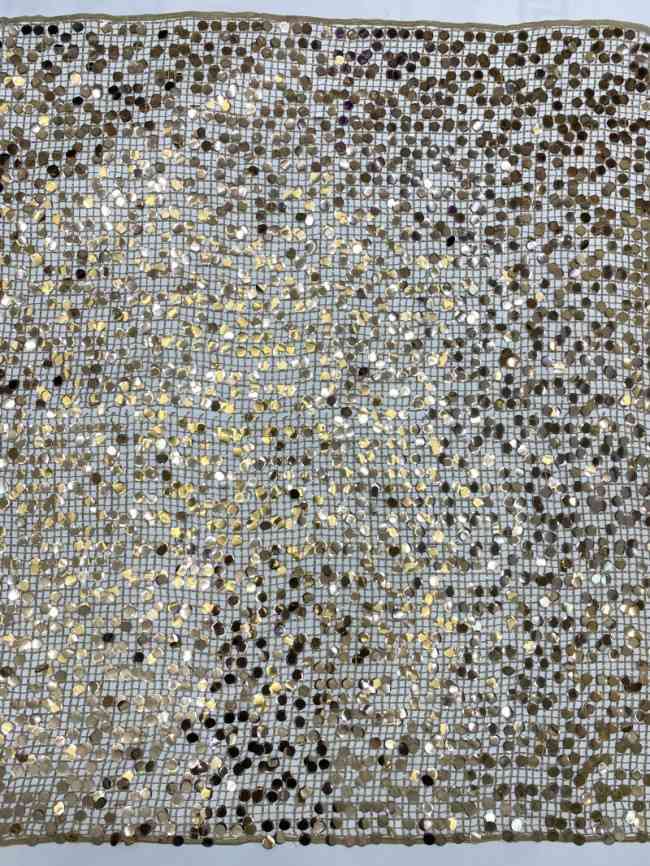 5 Yards Multi-Color Sequins Pearls Beaded Embroidered 3D Floral Lace Material Fabric TDD452