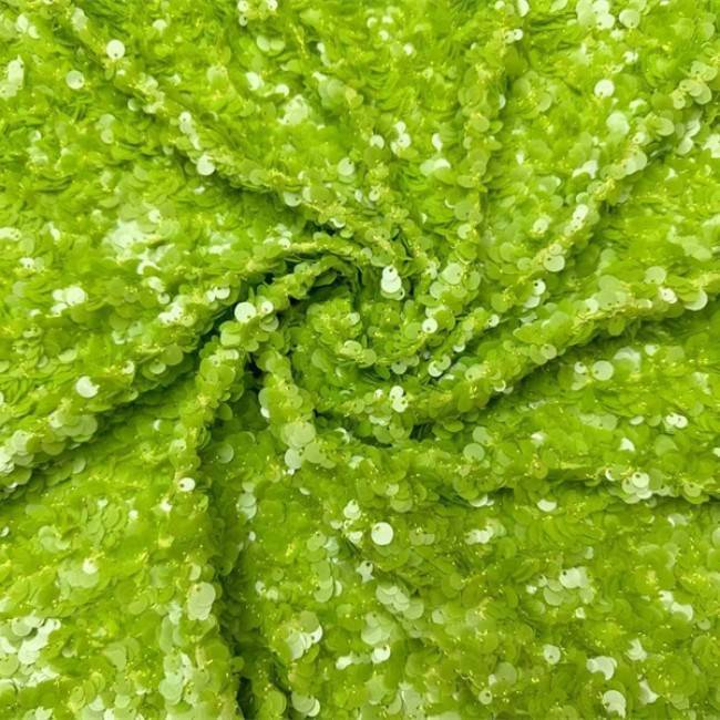 5 Yards Colorful Sequins Pearls Beaded Embroidered 3D Floral Lace Material Fabric For Dresses JC002