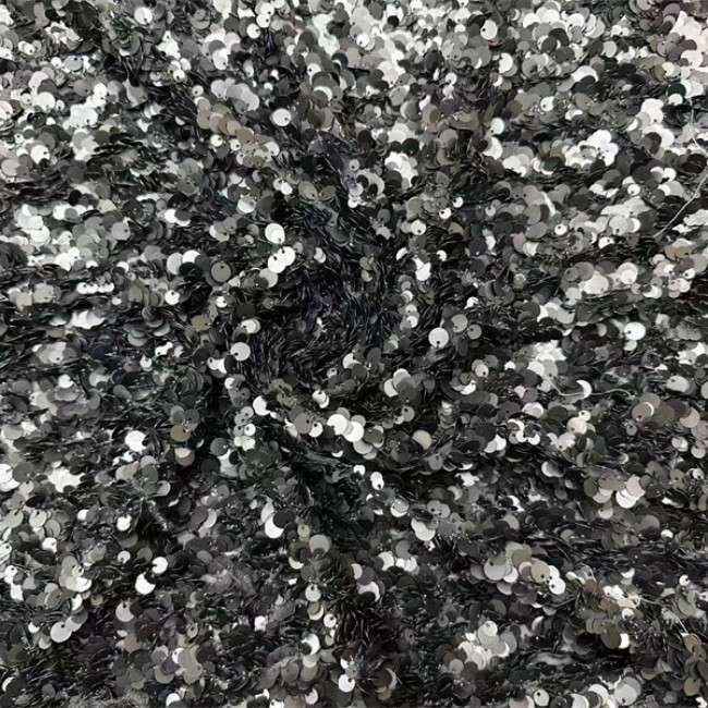 5 Yards Colorful Sequins Pearls Beaded Embroidered 3D Floral Lace Material Fabric For Dresses JC002