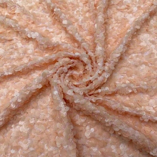 5 Yards Colorful Sequins Pearls Beaded Embroidered 3D Floral Lace Material Fabric For Dresses JC002