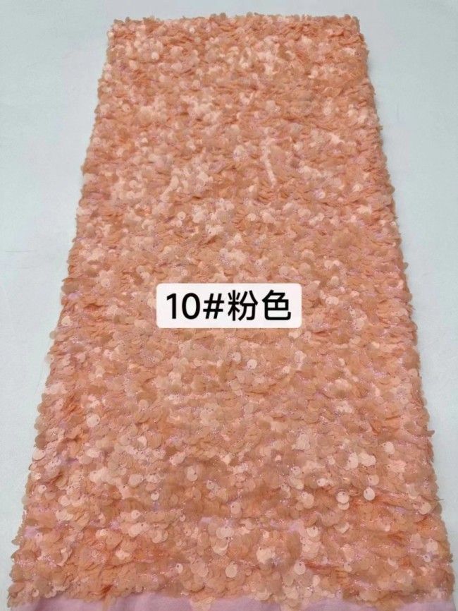 5 Yards Sequin Fabric ITM JC002