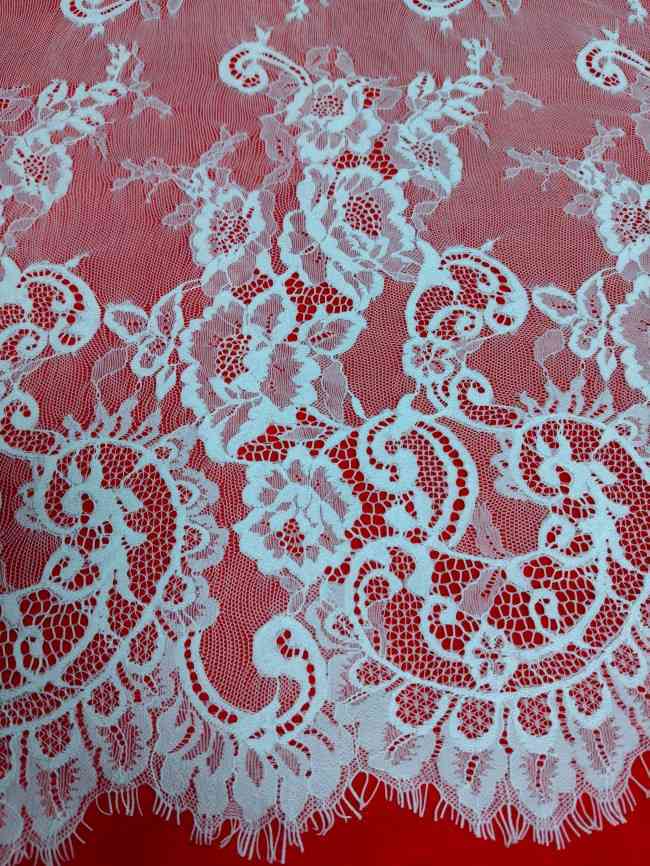 3 Meters Eyelash Chantilly Lace Trim Material Fabric ZD040