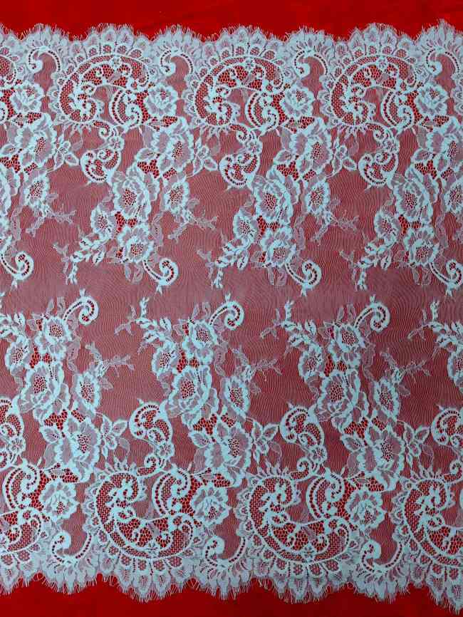3 Meters Eyelash Chantilly Lace Trim Material Fabric ZD040