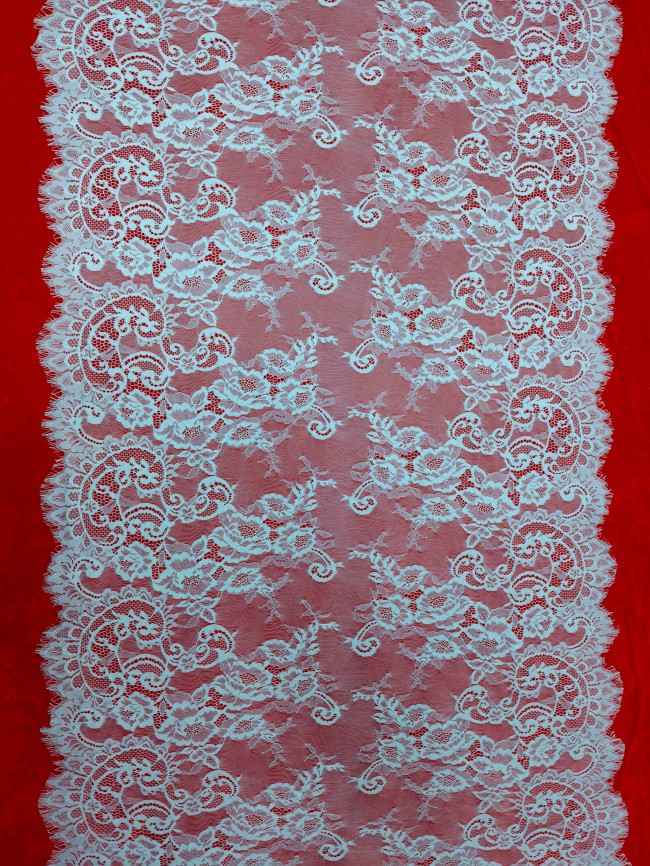 3 Meters Eyelash Chantilly Lace Trim Material Fabric ZD040