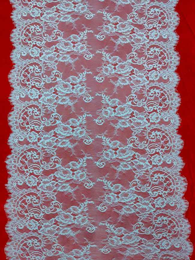 3 Meters Eyelash Chantilly Lace Trim Material Fabric ZD040