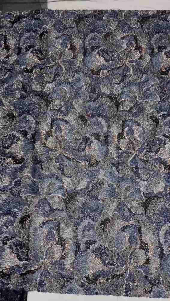 5 Yards Colorful Sequins Pearls Beaded Embroidered 3D Floral Lace Material Fabric For Dresses ML008