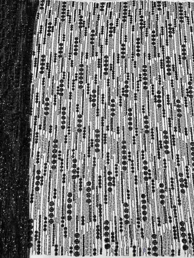 5 Yards Colorful Sequins Pearls Beaded Embroidered 3D Floral Lace Material Fabric For Dresses ML025