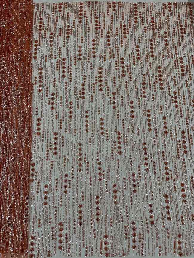 5 Yards Colorful Sequins Pearls Beaded Embroidered 3D Floral Lace Material Fabric For Dresses ML025