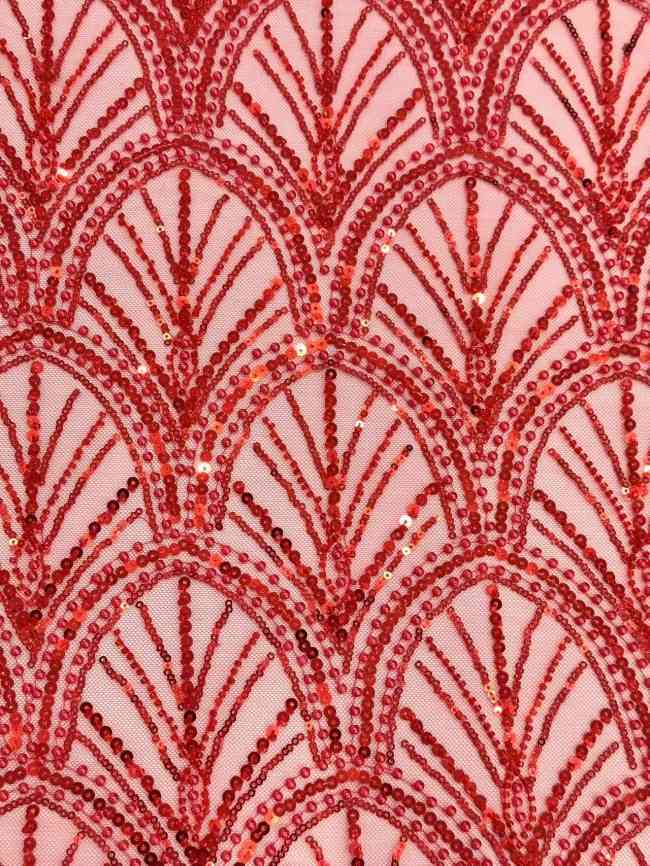 5 Yards Colorful Sequins Pearls Beaded Embroidered 3D Floral Lace Material Fabric For Dresses HN115