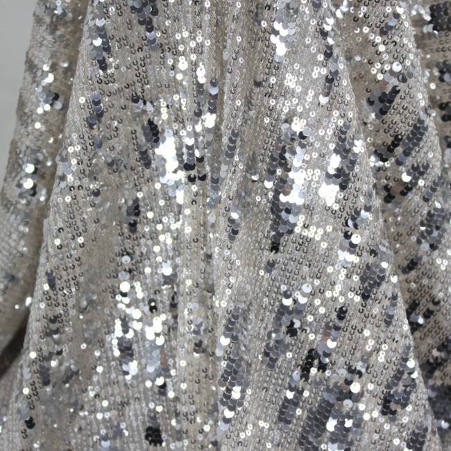 5 Yards Sequins Lace Material Fabric For Dresses
