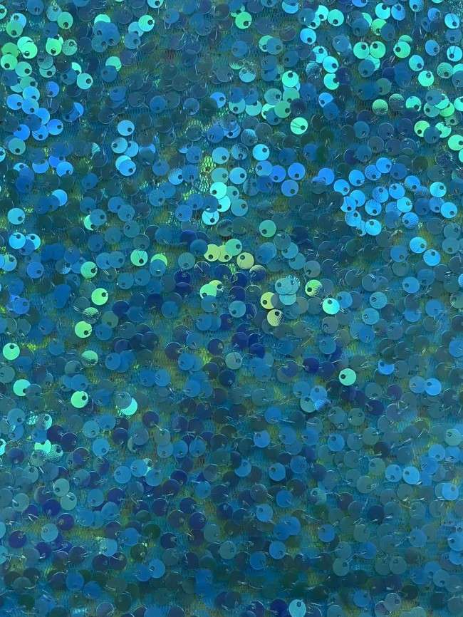 5 Yards Colorful Sequins Lace Material Fabric For Dresses ZT066