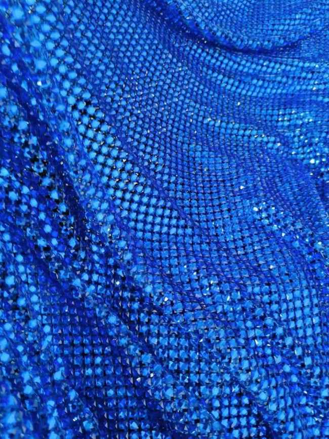 5 Yards Luxury Heavy Crystal Rhinestone Lace Fabric