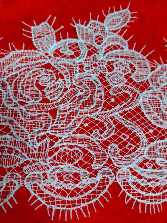 5 Yards White Guipure Bridal Lace Trim Material