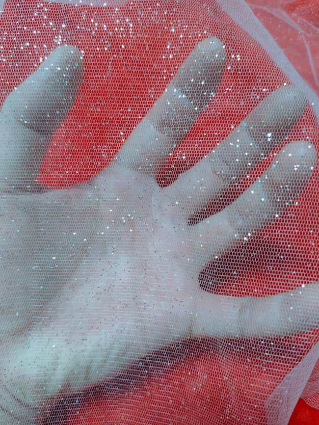 10 Yards Glittering Sequin Lace Material Fabric For Dresses LC002