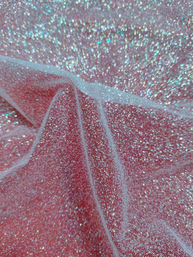 10 Yards Glittering Sequin Lace Material Fabric For Dresses LC007