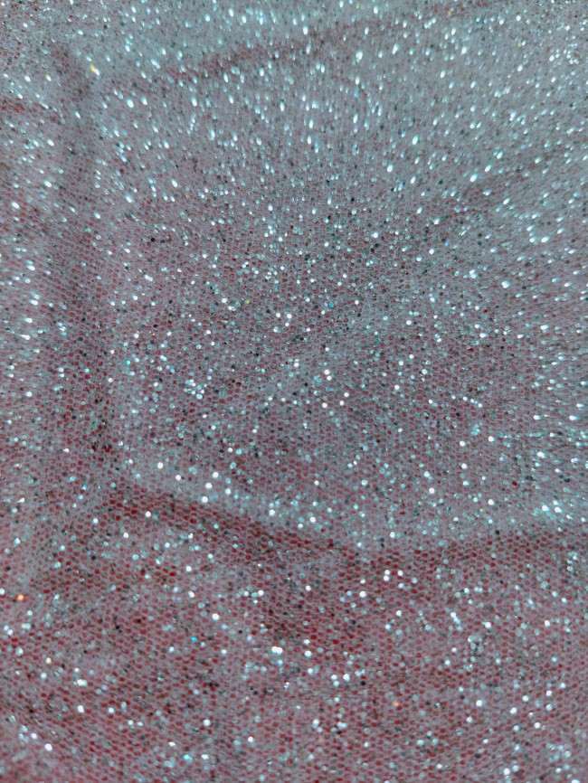 10 Yards Glittering Sequin Lace Material Fabric For Dresses LC016