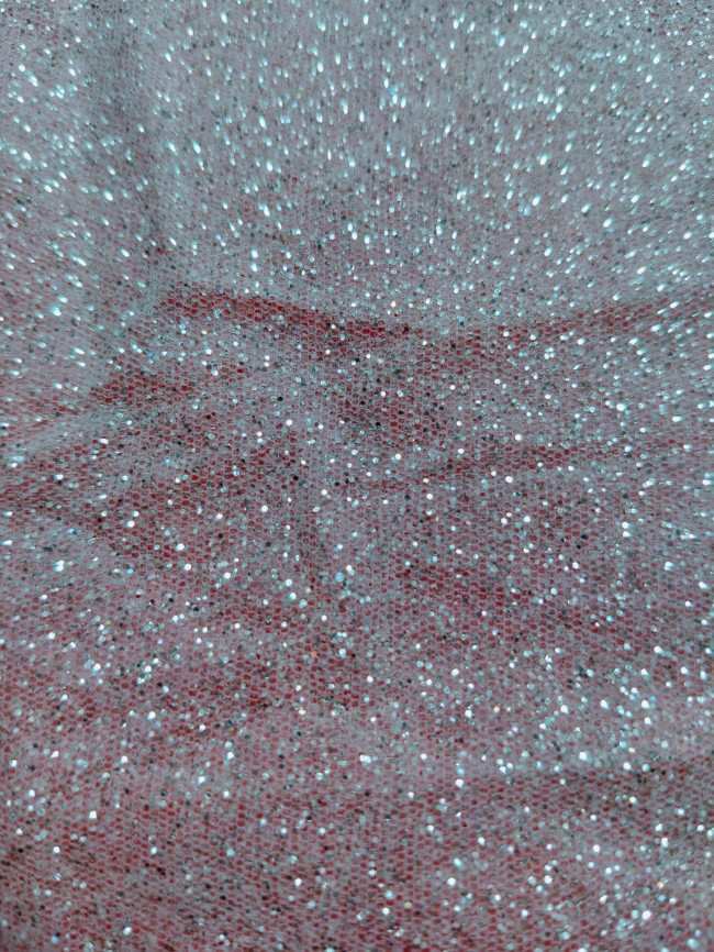 10 Yards Glittering Sequin Lace Material Fabric For Dresses LC016
