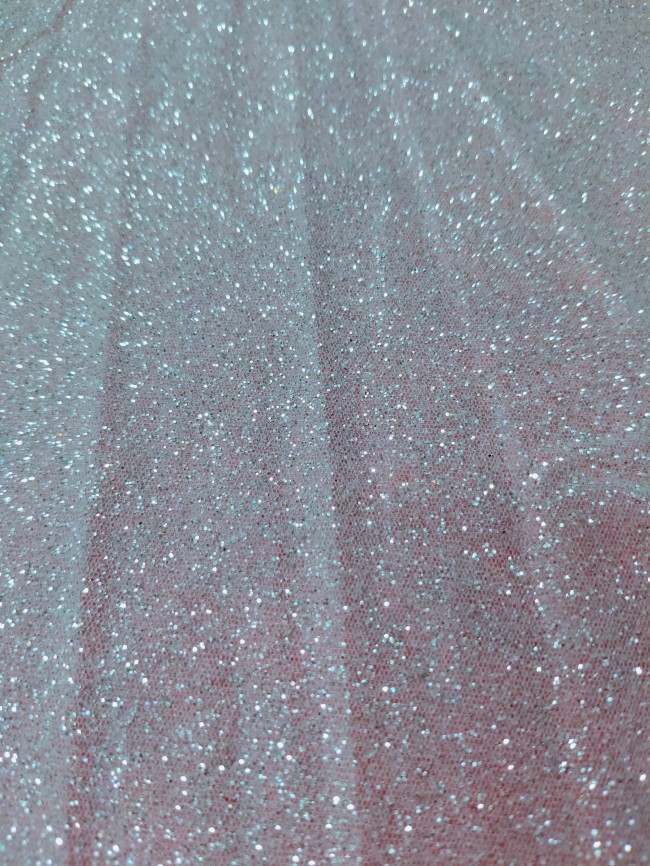 10 Yards Glittering Sequin Lace Material Fabric For Dresses LC016