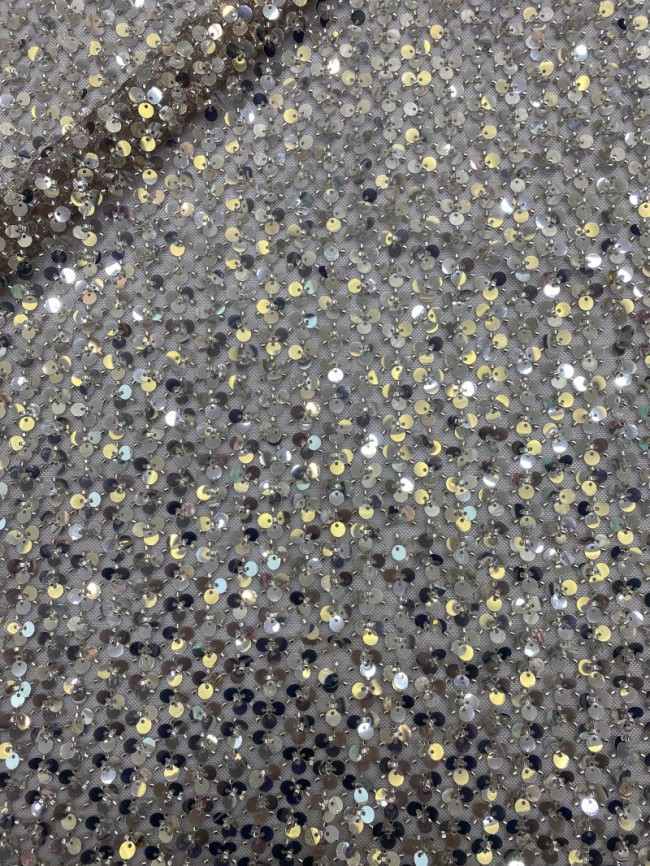 5 Yards Colorful Sequins Pearls Beaded Embroidered 3D Floral Lace Material Fabric For Dresses ZT121