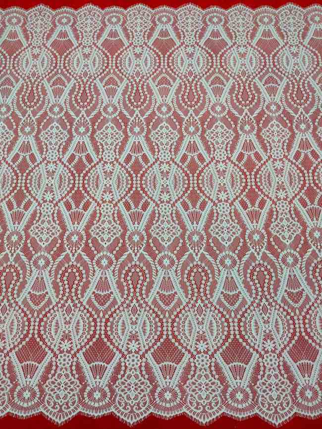 3 Meters Eyelash Chantilly Lace Material Fabric For Dresses QTL002