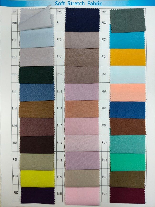 1 Yard 4 Way Stretchy Silky Soft Lining Fabric Material For Dresses