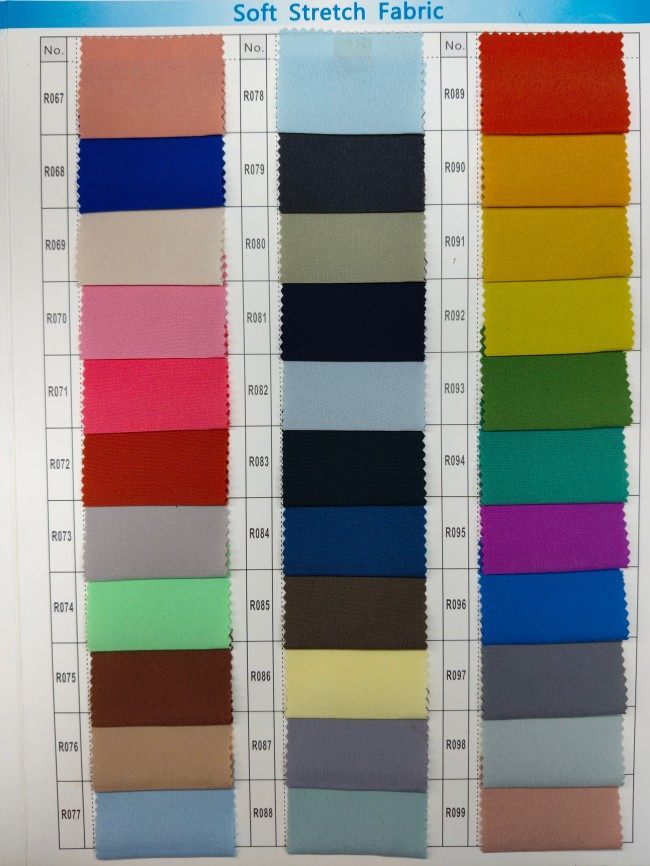 1 Yard 4 Way Stretchy Silky Soft Lining Fabric Material For Dresses